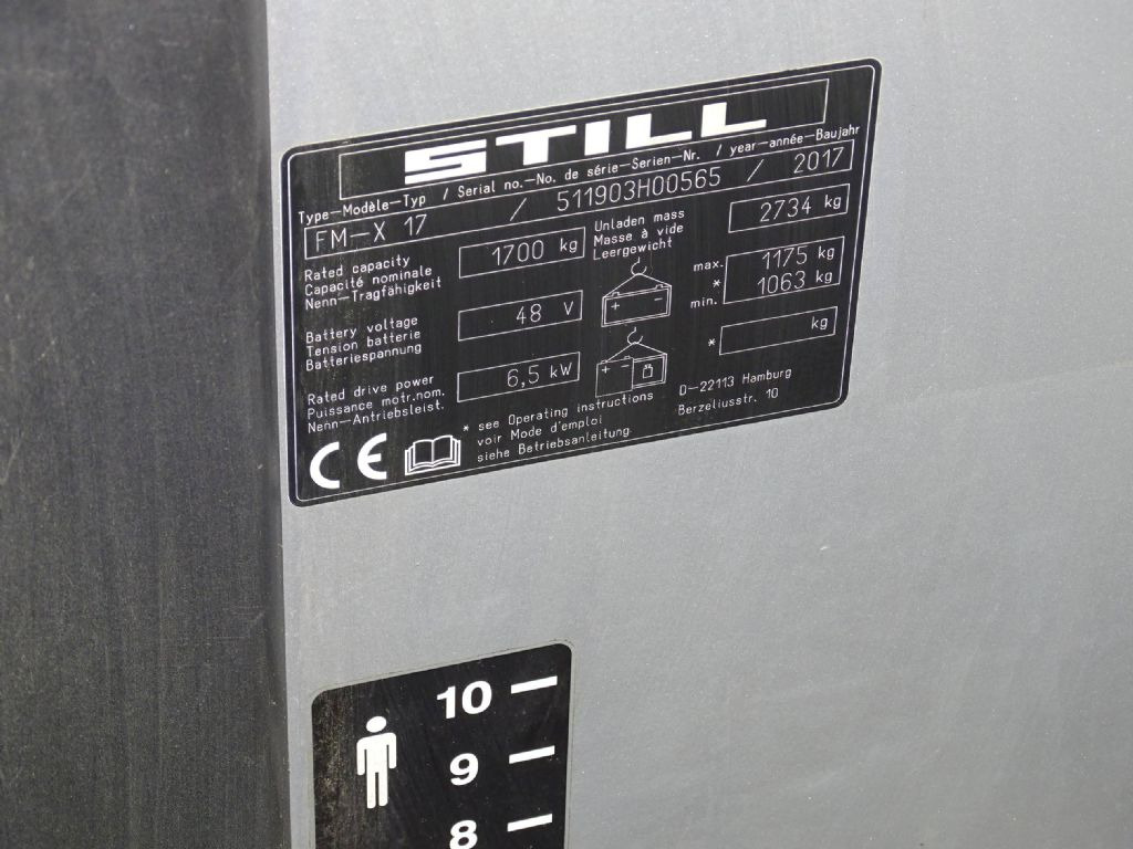 Still FM-X17 - Ричтрак: снимка 5 Still FM-X17 - Ричтрак: снимка 5