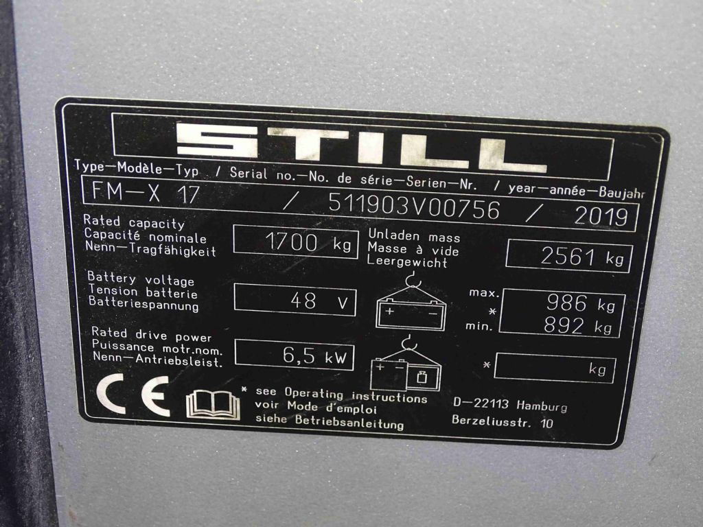Still FM-X17 - Ричтрак: снимка 5 Still FM-X17 - Ричтрак: снимка 5
