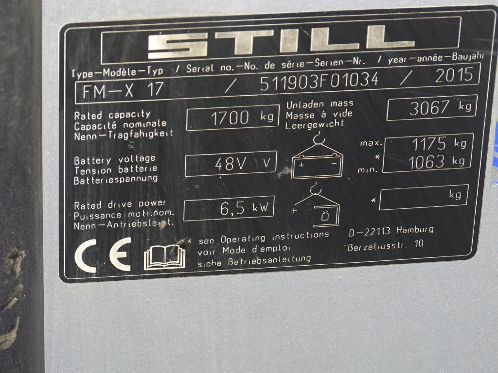 Still FM-X17 - Ричтрак: снимка 5 Still FM-X17 - Ричтрак: снимка 5