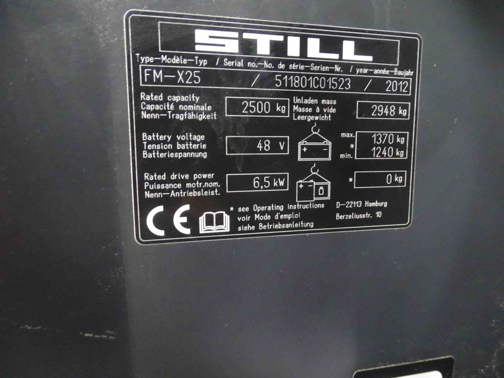 Still FM-X25/BATT.NEU - Ричтрак: снимка 5 Still FM-X25/BATT.NEU - Ричтрак: снимка 5