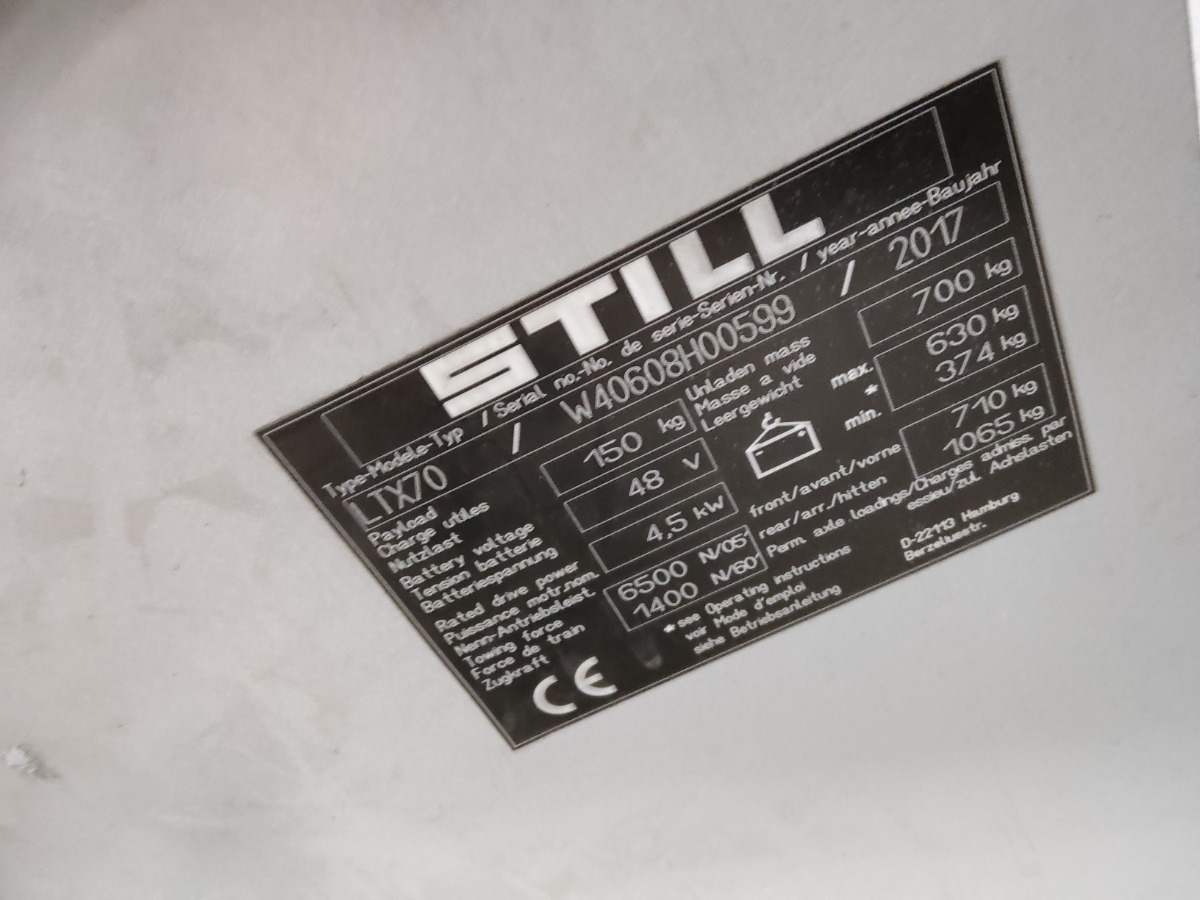 Still LTX70 - Електрически влекач: снимка 5 Still LTX70 - Електрически влекач: снимка 5