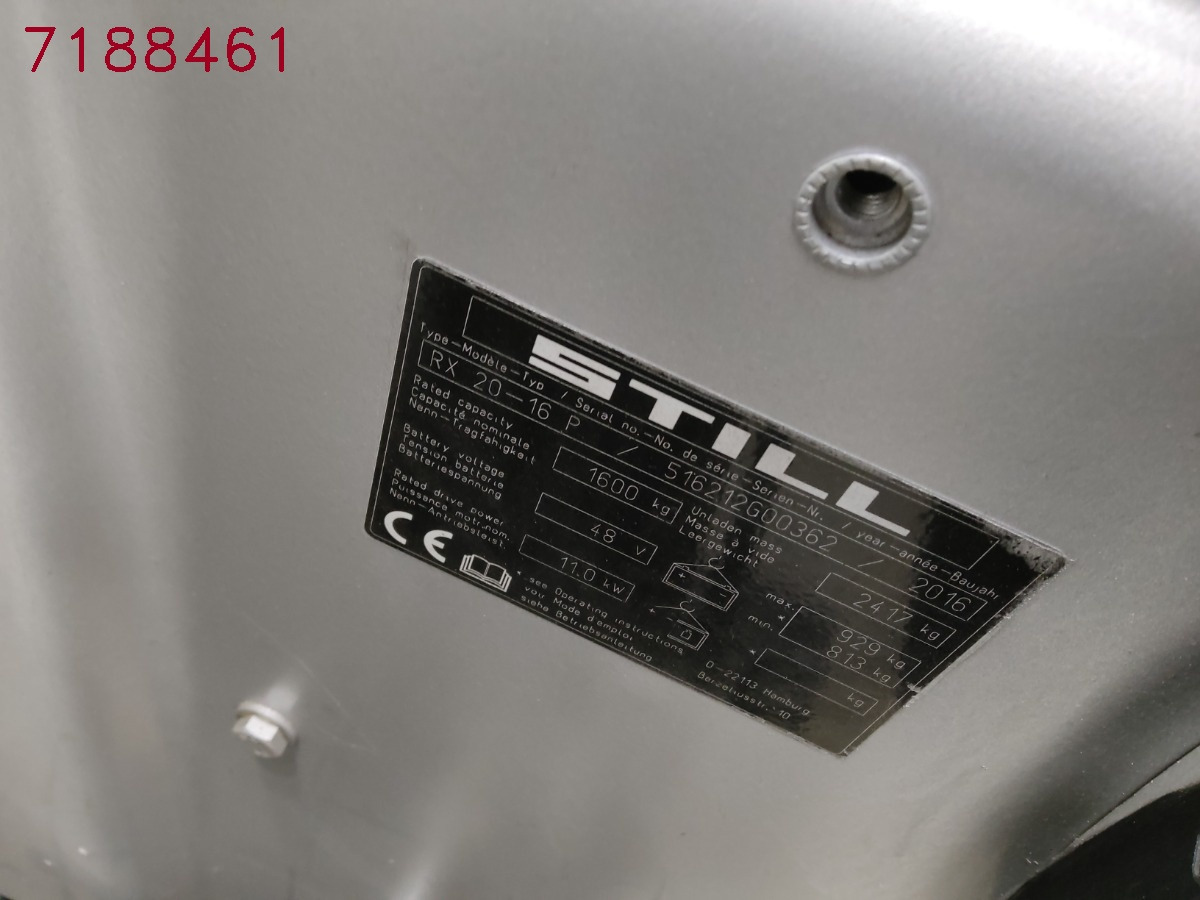 Still RX20-16P/BRONZE/BATT - Електрокар: снимка 5 Still RX20-16P/BRONZE/BATT - Електрокар: снимка 5