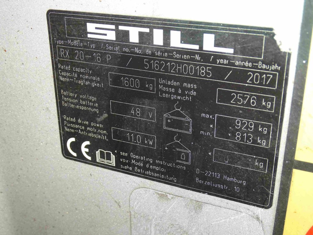 Still RX20-16P - Електрокар: снимка 5 Still RX20-16P - Електрокар: снимка 5