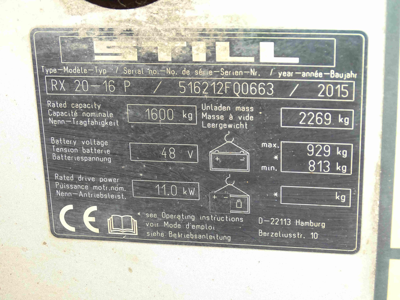 Still RX20-16P - Електрокар: снимка 5 Still RX20-16P - Електрокар: снимка 5