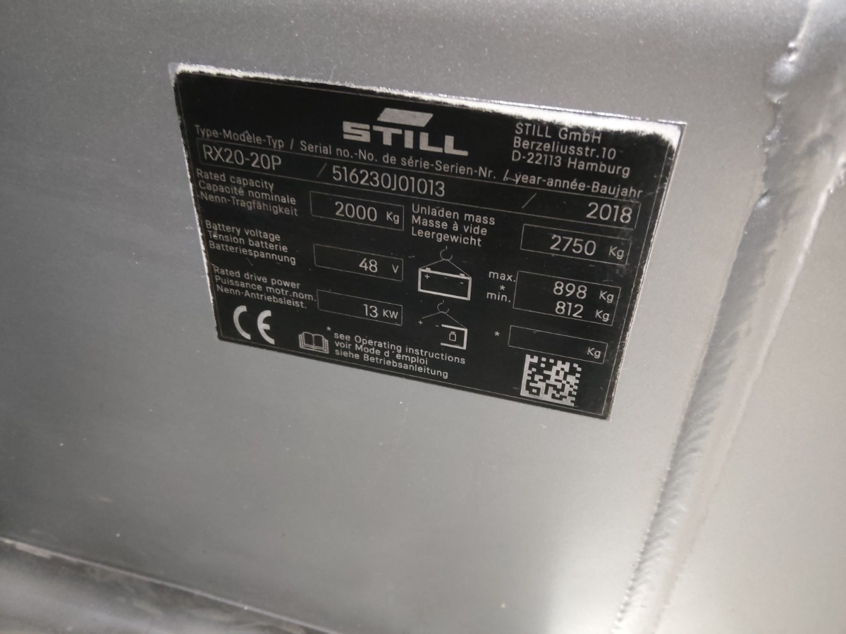 Still RX20-20P - Електрокар: снимка 5 Still RX20-20P - Електрокар: снимка 5