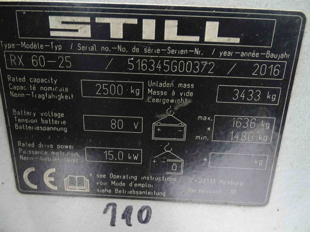 Still RX60-25 - Електрокар: снимка 5 Still RX60-25 - Електрокар: снимка 5