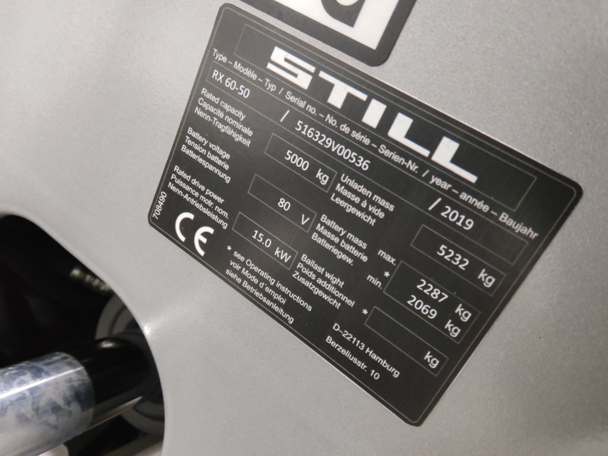 Still RX60-50 - Електрокар: снимка 5 Still RX60-50 - Електрокар: снимка 5