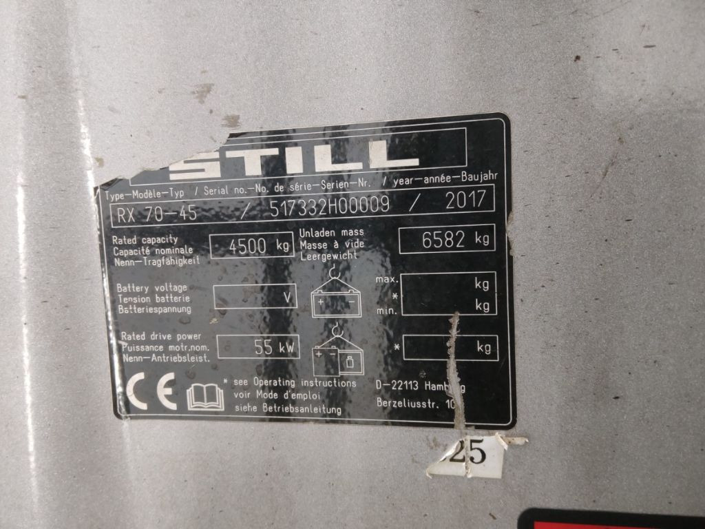 Still RX70-45 - Дизелов мотокар: снимка 5 Still RX70-45 - Дизелов мотокар: снимка 5