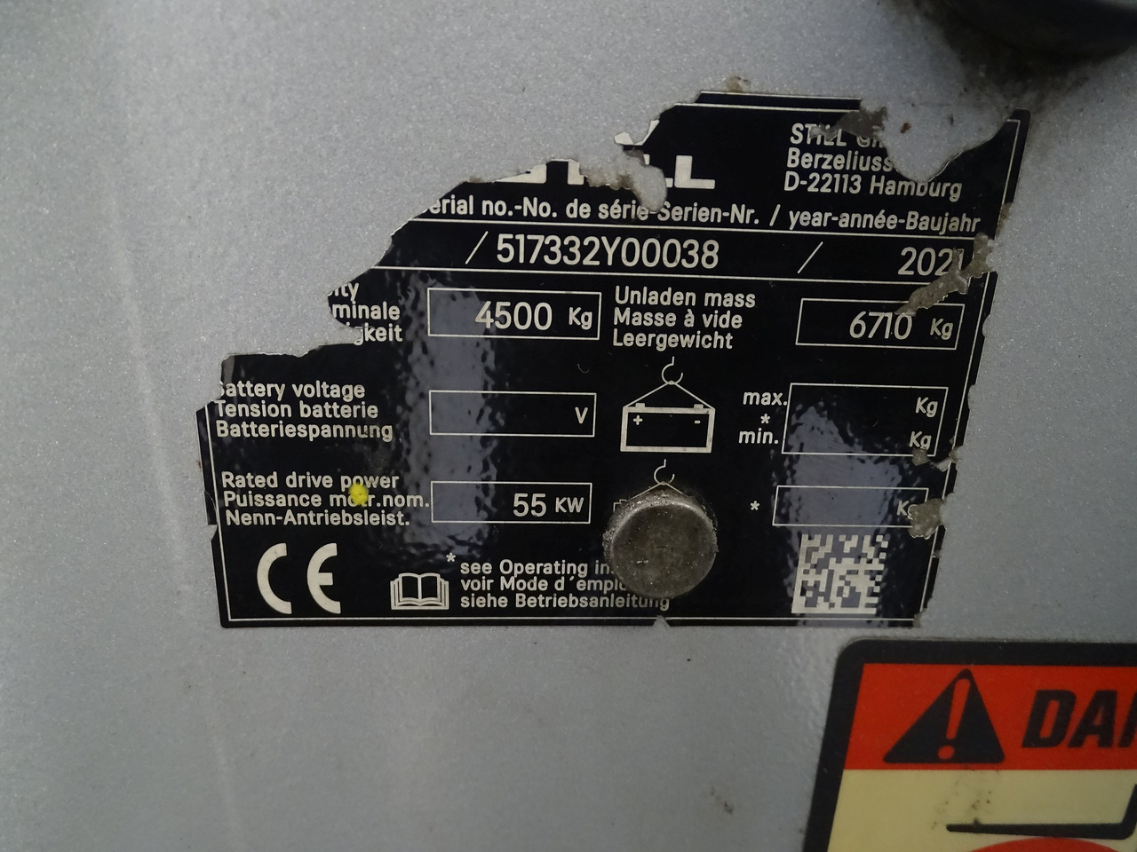 Still RX70-45 - Дизелов мотокар: снимка 5 Still RX70-45 - Дизелов мотокар: снимка 5