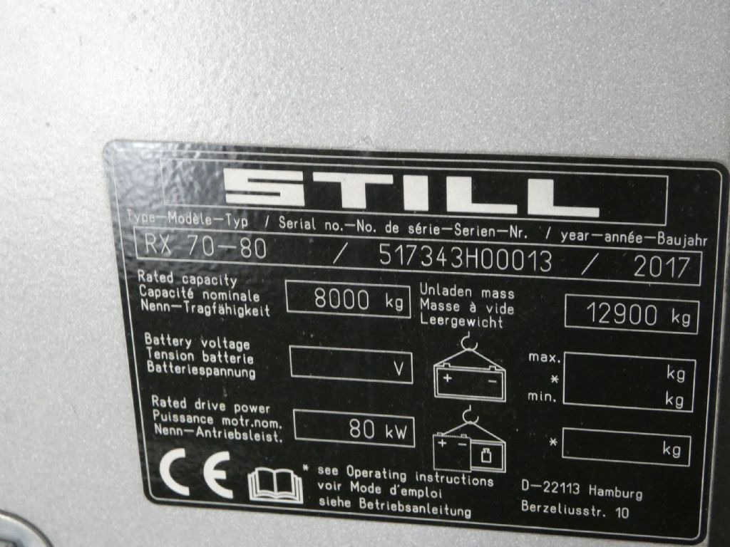 Still RX70-80 - Дизелов мотокар: снимка 5 Still RX70-80 - Дизелов мотокар: снимка 5