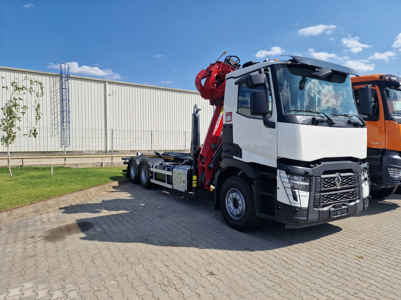 Renault - Мултилифт с кука камион, Камион с кран: снимка 1 Renault - Мултилифт с кука камион, Камион с кран: снимка 1