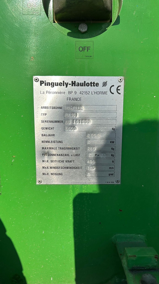 Haulotte Nacelle HA15 - Артикулираща платформа: снимка 3 Haulotte Nacelle HA15 - Артикулираща платформа: снимка 3