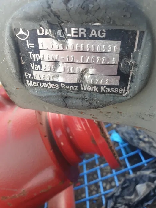 Mercedes Actros MP4 Euro 6 rear axle A9603502430 - Задна ос за Камион: снимка 4 Mercedes Actros MP4 Euro 6 rear axle A9603502430 - Задна ос за Камион: снимка 4