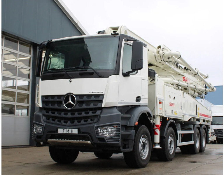Mercedes-Benz Arocs 4140 8x4 Sany SY43 Concrete pump Build by Putzmeister - Бетон помпа: снимка 1 Mercedes-Benz Arocs 4140 8x4 Sany SY43 Concrete pump Build by Putzmeister - Бетон помпа: снимка 1