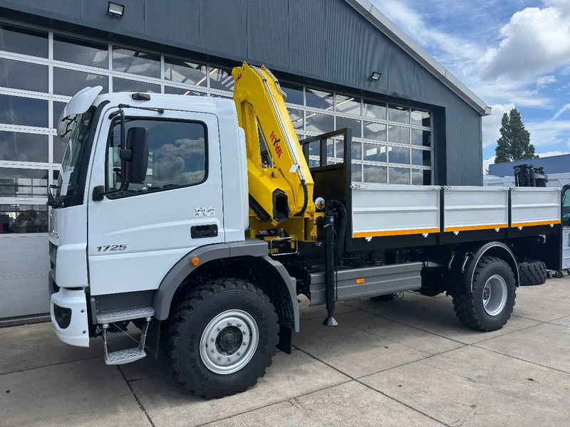 Mercedes-Benz Atego Atego 1725 4x4 Flatbed with Hyva HB120 Crane - Камион с кран: снимка 4 Mercedes-Benz Atego Atego 1725 4x4 Flatbed with Hyva HB120 Crane - Камион с кран: снимка 4