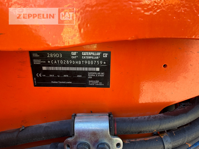 Cat 289D - Мини челен товарач: снимка 5 Cat 289D - Мини челен товарач: снимка 5