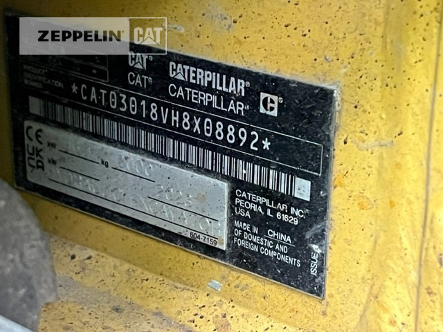 Мини багер Cat 301.8-05A: снимка 8