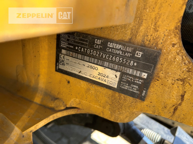 Cat 302.7CR-07 - Мини багер: снимка 2 Cat 302.7CR-07 - Мини багер: снимка 2