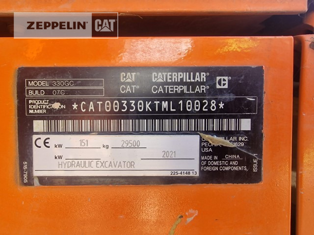 Cat 330-07GC - Верижен багер: снимка 3 Cat 330-07GC - Верижен багер: снимка 3