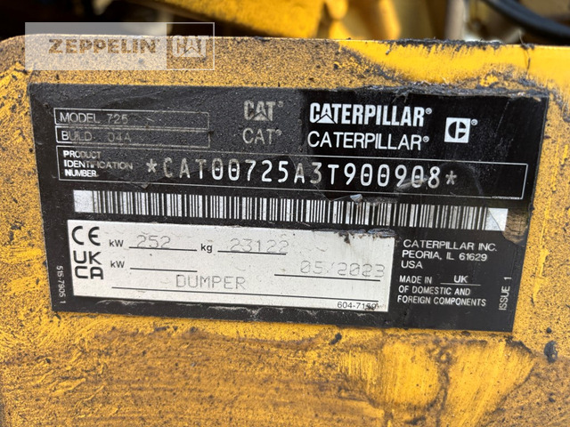 Cat 725-04A - Съчленен самосвал: снимка 2 Cat 725-04A - Съчленен самосвал: снимка 2