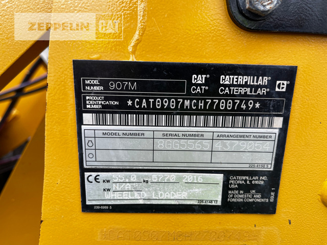 Колесен товарач Cat 907M: снимка 30