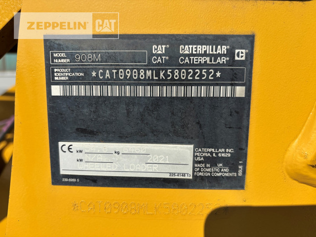 Колесен товарач Cat 908M: снимка 20