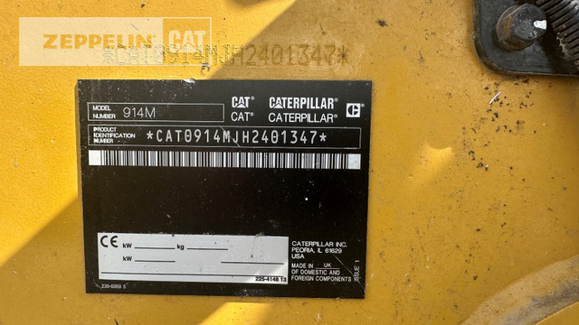Cat 914M - Колесен товарач: снимка 5 Cat 914M - Колесен товарач: снимка 5