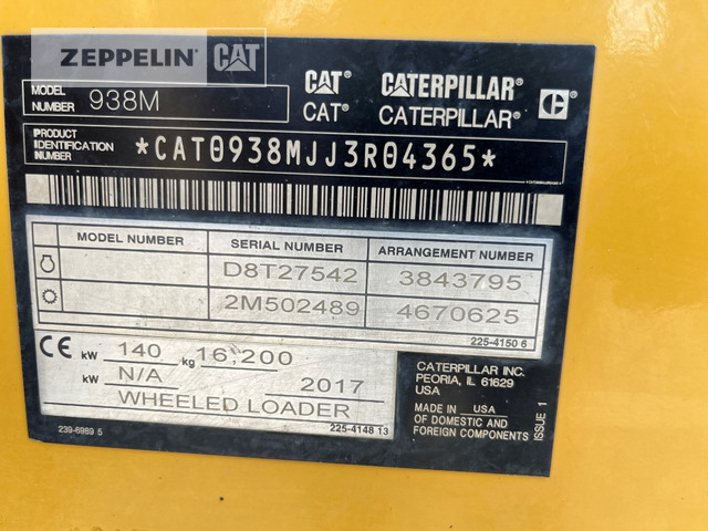 Колесен товарач Cat 938M: снимка 39