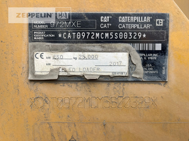 Cat 972MXE - Колесен товарач: снимка 2 Cat 972MXE - Колесен товарач: снимка 2