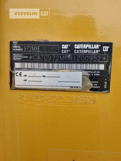 Cat 972MXE - Колесен товарач: снимка 2 Cat 972MXE - Колесен товарач: снимка 2