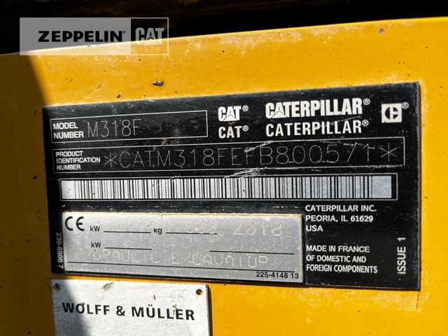 Лизинг на Cat M318F Cat M318F: снимка 38
