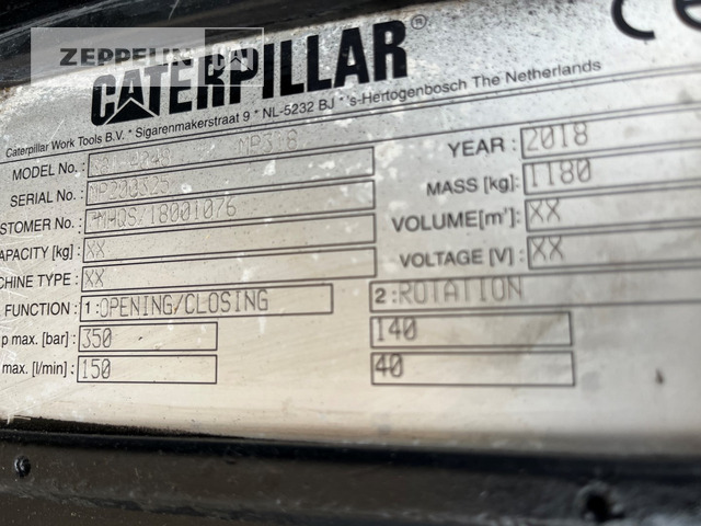 Cat MP318 - Хидравлична ножица: снимка 4 Cat MP318 - Хидравлична ножица: снимка 4