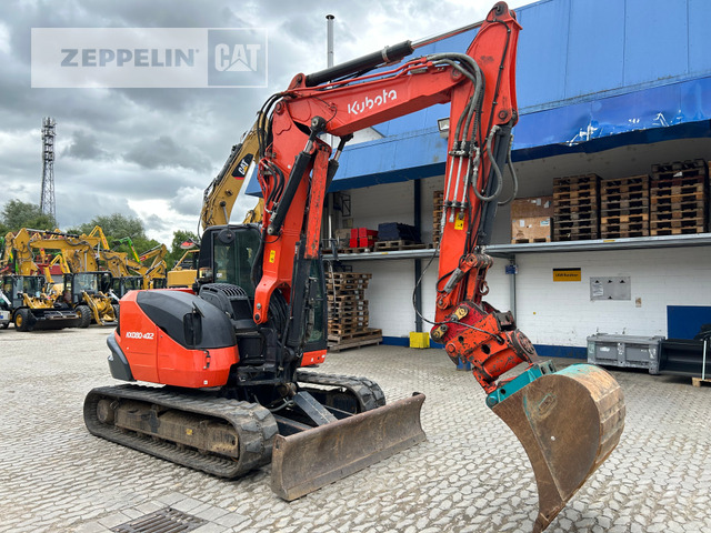 Kubota KX080-4 - Мини багер: снимка 4 Kubota KX080-4 - Мини багер: снимка 4