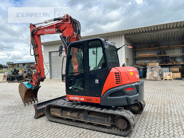 Kubota KX080-4 - Мини багер: снимка 2 Kubota KX080-4 - Мини багер: снимка 2