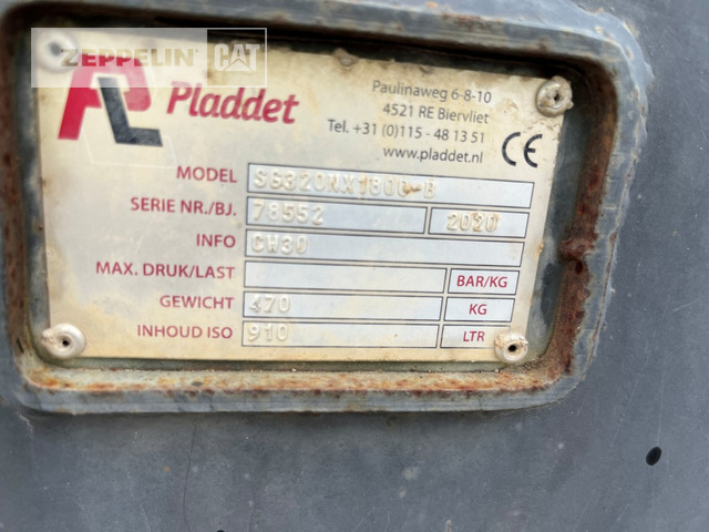 Pladdet B.V. GL1800mm CW30 - Кофа за багер: снимка 3 Pladdet B.V. GL1800mm CW30 - Кофа за багер: снимка 3