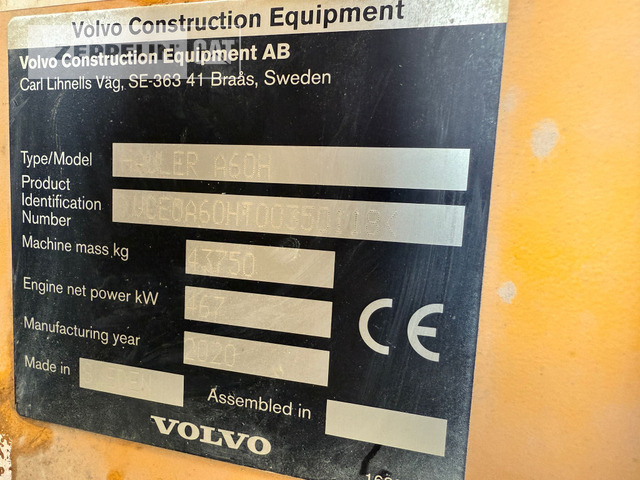 Съчленен самосвал Volvo A60H: снимка 16 Съчленен самосвал Volvo A60H: снимка 16