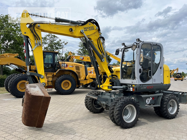 Wacker EW100 - Колесен багер: снимка 1 Wacker EW100 - Колесен багер: снимка 1