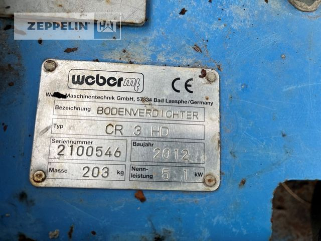 Weber CR-3HD - Виброплоча: снимка 2 Weber CR-3HD - Виброплоча: снимка 2