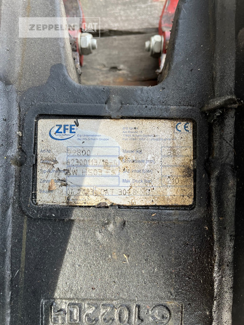 Zfe SWH_HS03_301.8 - Бързо сменник за Строителна техника: снимка 4 Zfe SWH_HS03_301.8 - Бързо сменник за Строителна техника: снимка 4