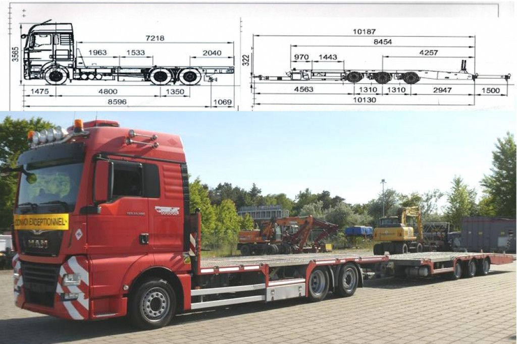MAN TG-X 24.500 6x2-4 LL-U Pritsche Maschinentranspo - Бордови камион: снимка 1 MAN TG-X 24.500 6x2-4 LL-U Pritsche Maschinentranspo - Бордови камион: снимка 1