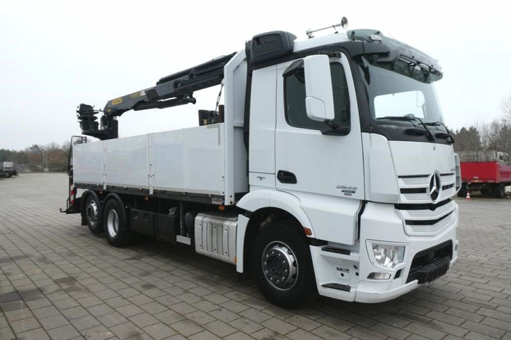 Mercedes-Benz Antos 2543 L/6x2 Pritsche Heckkran - Камион с кран: снимка 3 Mercedes-Benz Antos 2543 L/6x2 Pritsche Heckkran - Камион с кран: снимка 3