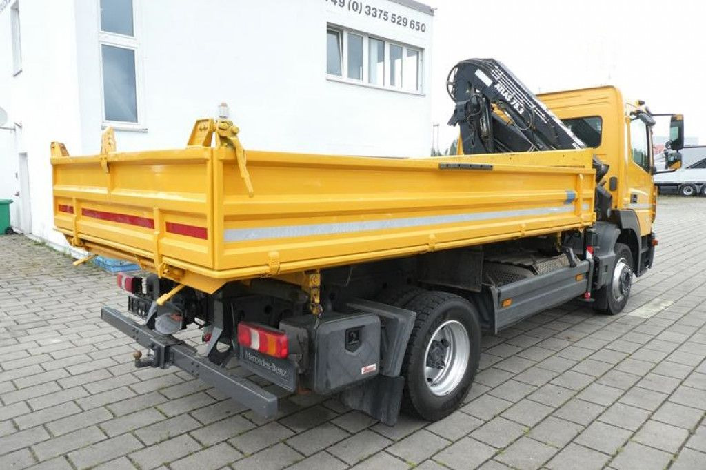 Mercedes-Benz Atego 1224 K 2-Achs Kipper Kran 2x Hdr Ausschub - Самосвал камион, Камион с кран: снимка 5 Mercedes-Benz Atego 1224 K 2-Achs Kipper Kran 2x Hdr Ausschub - Самосвал камион, Камион с кран: снимка 5