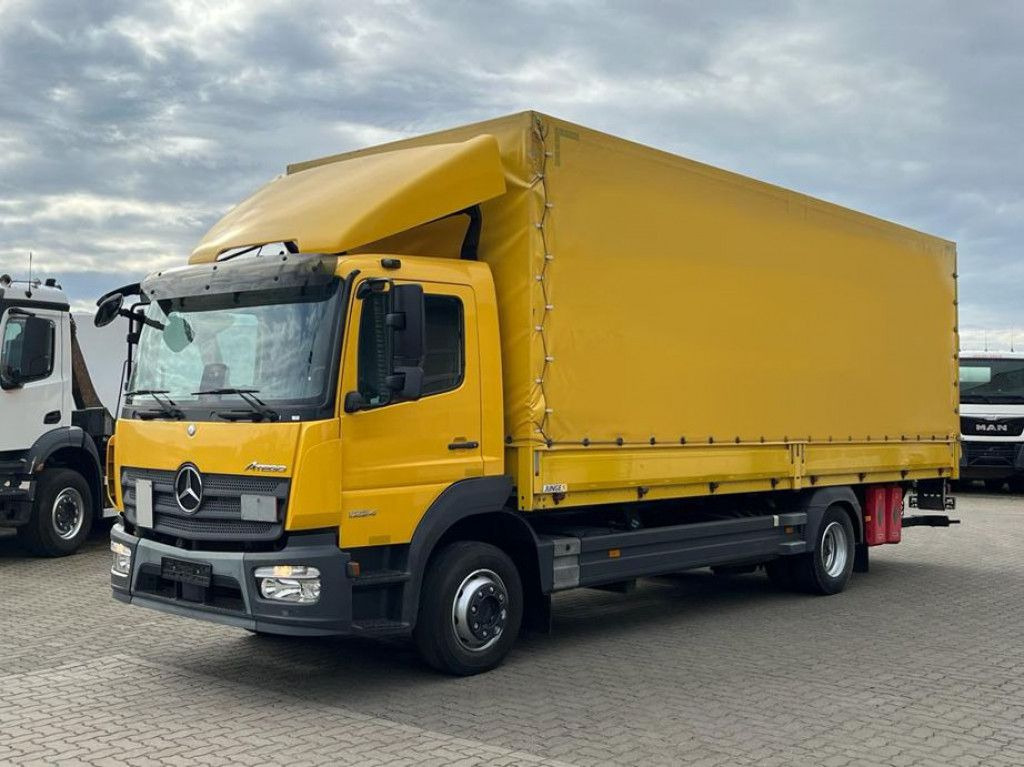 Mercedes-Benz Atego 1224 L Pritsche LBW - Камион с брезент: снимка 1 Mercedes-Benz Atego 1224 L Pritsche LBW - Камион с брезент: снимка 1
