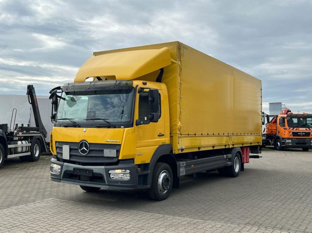 Mercedes-Benz Atego 1224 L Pritsche LBW LBW 1.5to - Камион с брезент: снимка 1 Mercedes-Benz Atego 1224 L Pritsche LBW LBW 1.5to - Камион с брезент: снимка 1
