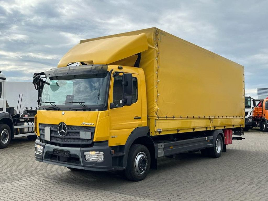 Mercedes-Benz Atego 1224 L Pritsche LBW LBW 1.5to - Камион с брезент: снимка 1 Mercedes-Benz Atego 1224 L Pritsche LBW LBW 1.5to - Камион с брезент: снимка 1