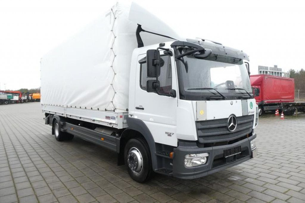 Mercedes-Benz Atego 1527 L Pritsche LBW - Камион с брезент: снимка 1 Mercedes-Benz Atego 1527 L Pritsche LBW - Камион с брезент: снимка 1