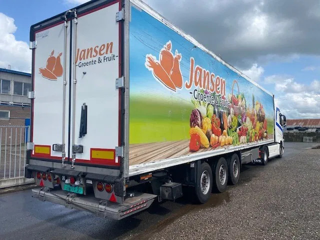 Krone koelvries met carrier vector en onderschuifklep accident trailer - Рефрижератор полуремарке: снимка 1 Krone koelvries met carrier vector en onderschuifklep accident trailer - Рефрижератор полуремарке: снимка 1
