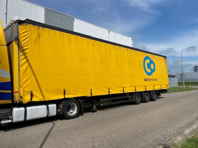 Schmitz Cargobull mega schuifzeil 102 cub , schade, evt met volvo fh 460 mega - Затворена каросерия полуремарке: снимка 1 Schmitz Cargobull mega schuifzeil 102 cub , schade, evt met volvo fh 460 mega - Затворена каросерия полуремарке: снимка 1