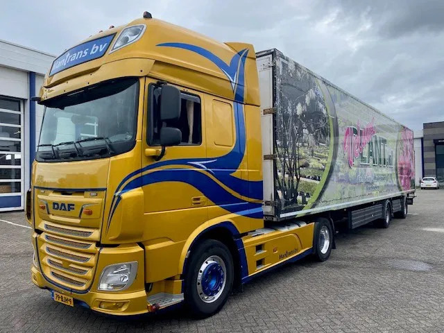 Vogelzang bloemen en planten oplegger 280 hoog deuren voor en achter, laadklep achter - Затворена каросерия полуремарке: снимка 3 Vogelzang bloemen en planten oplegger 280 hoog deuren voor en achter, laadklep achter - Затворена каросерия полуремарке: снимка 3