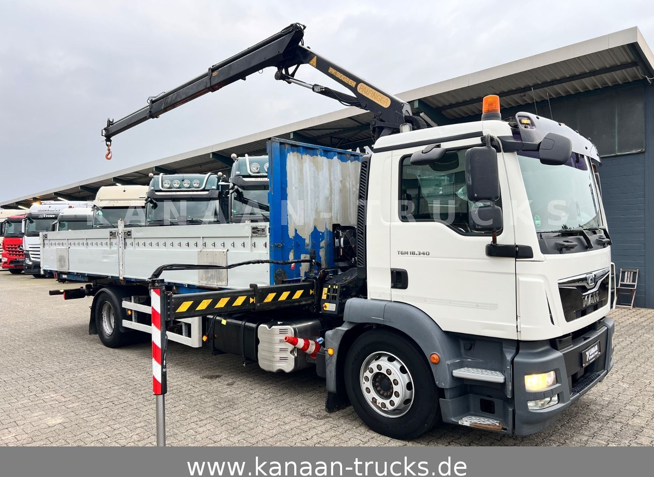 MAN TGM 18.340 LL BDF PK9002 Pritsche EURO6 - Камион с кран: снимка 1 MAN TGM 18.340 LL BDF PK9002 Pritsche EURO6 - Камион с кран: снимка 1